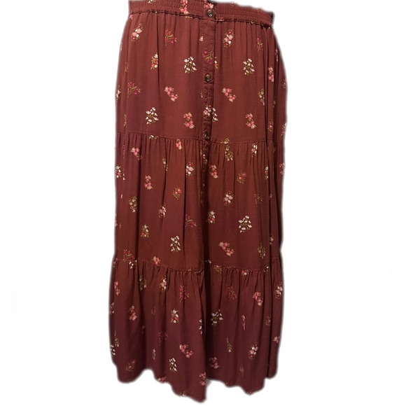 Women's Sonoma Goods For Life Tiered Maxi Skirt Large - Picture 6 of 7